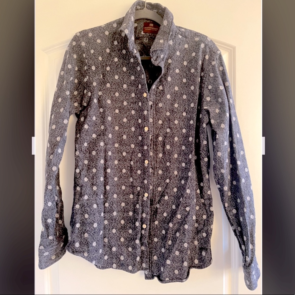 Scotch & Soda Polka Dot Button Down